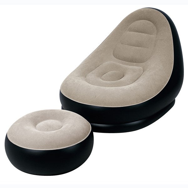 SILLÓN INFLABLE con Apoya Pies