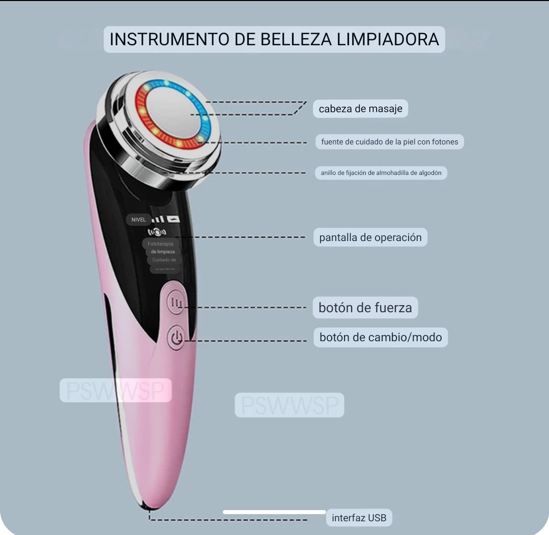 MASAJEADOR ULTRASONICO ROSTRO